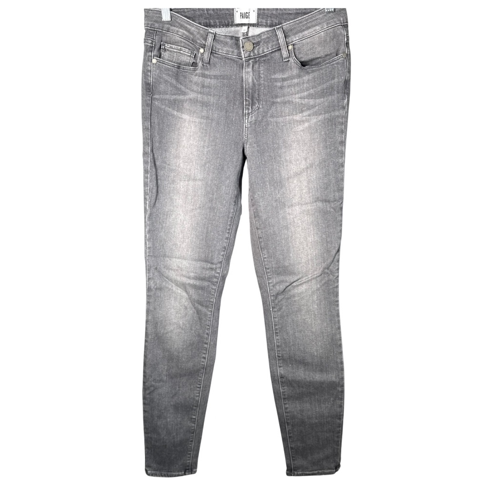 Paige Verdugo Ultra Skinny Jeans Grey Silvie Wash Size 30 Womens Denim Pants